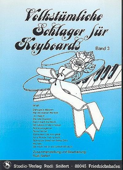 Volkstümliche Schlager Band 3für Keyboard