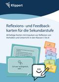 Reflexions- und Feedbackkarten für die Sekundarstufe