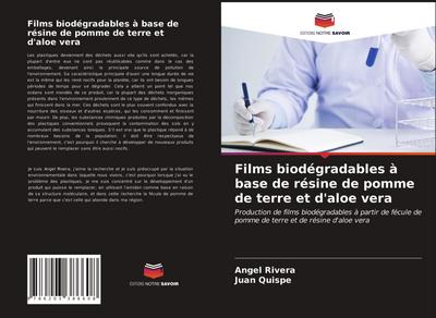 Films biodégradables à base de résine de pomme de terre et d’aloe vera