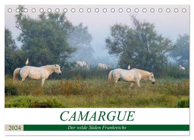 Camargue - Der wilde Süden Frankreichs (Tischkalender 2024 DIN A5 quer), CALVENDO Monatskalender