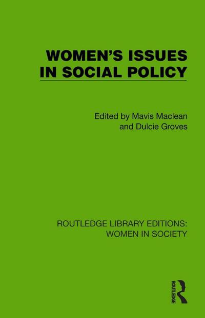 Women’s Issues in Social Policy