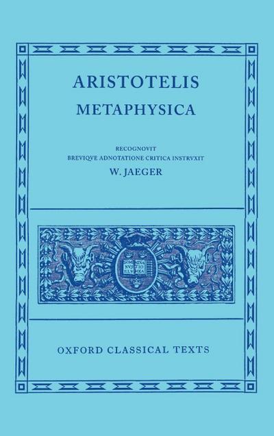 Aristotle Metaphysica