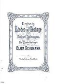 30 Lieder und Gesänge von Robert Schumannfür Klavier übertragen