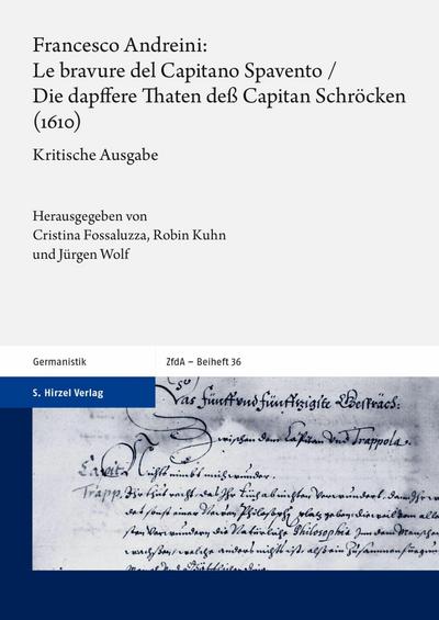 Francesco Andreini: Le bravure del Capitano Spavento / Die dapffere Thaten deß Capitan Schröcken (1610)