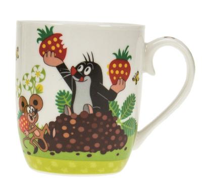 Der kleine Maulwurf - Kindertasse Erdbeere
