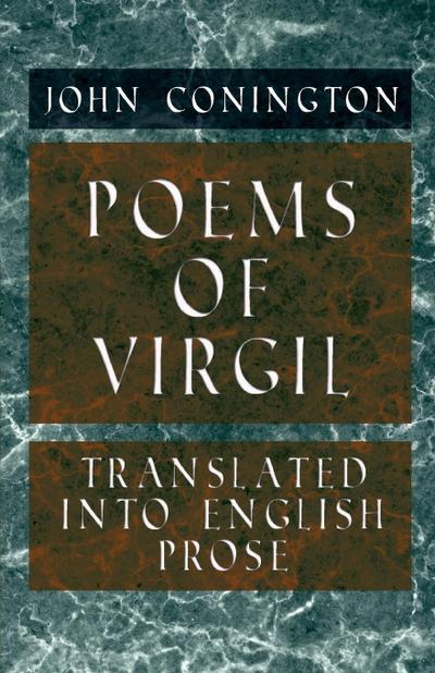 Poems of Virgil - Translated into English Prose