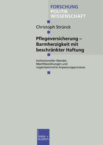 Pflegeversicherung - Barmherzigkeit mit beschränkter Haftung