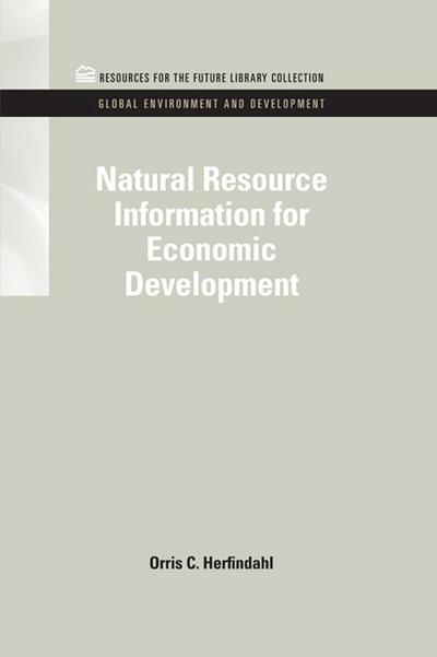 Natural Resource Information for Economic Development