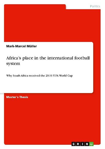 Africas place in the international football system