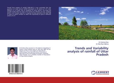 Trends and Variability analysis of rainfall of Uttar Pradesh