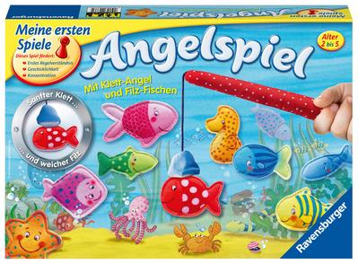 Ravensburger 22337 - Angelspiel - Angeln für Kinder, Fische fangen für 2-4 Spieler ab 2-5 Jahren