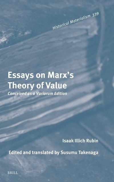 Essays on Marx’s Theory of Value