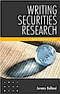 Writing Securities Research