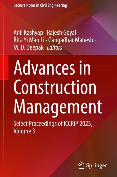 Advances in Construction Management