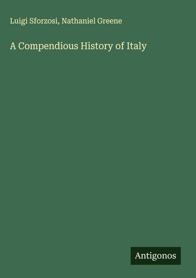 A Compendious History of Italy