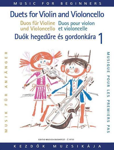 Duets for Violin and Violoncello for Beginners