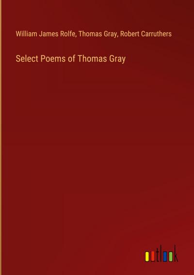 Select Poems of Thomas Gray