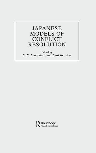 Japanese Models Of Conflict Resolution