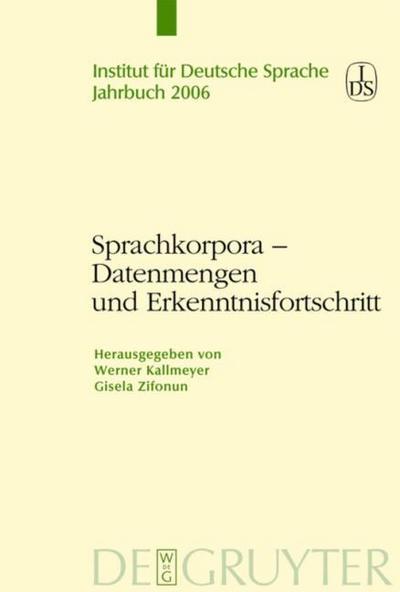 Sprachkorpora - Datenmengen und Erkenntnisfortschritt