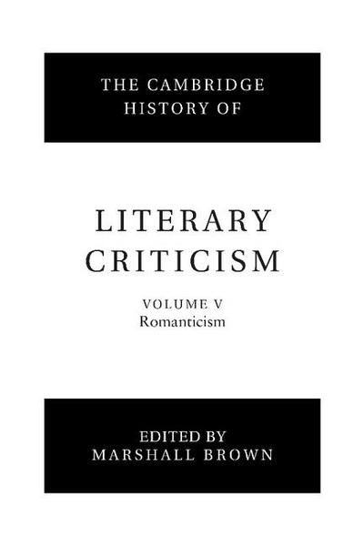 The Cambridge History of Literary Criticism
