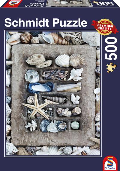 Schmidt Spiele Puzzle 58298 - Puzzle 500 Teile, Strandgut