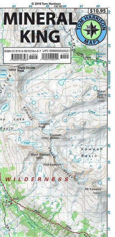 Mineral King Trail Map