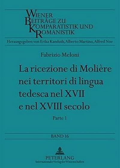 La ricezione di Molière nei territori di lingua tedesca nel XVII e nel XVIII secolo