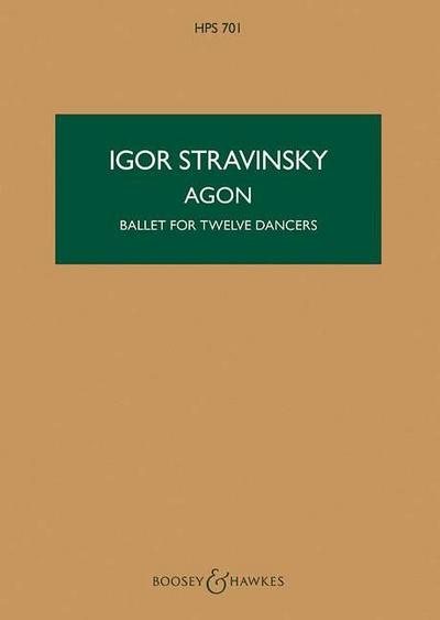 Stravinsky, I: Agon
