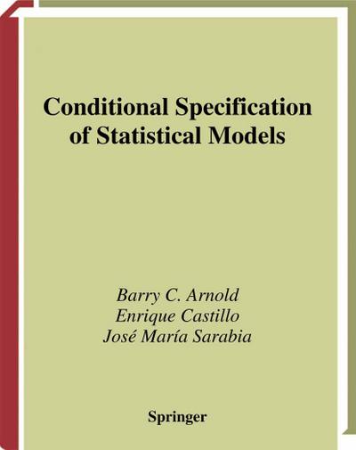Conditional Specification of Statistical Models