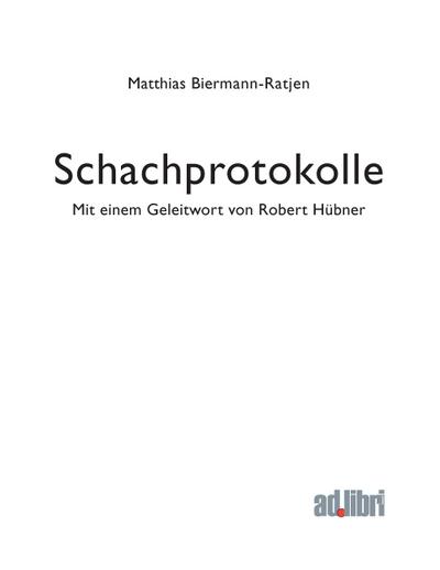 Schachprotokolle