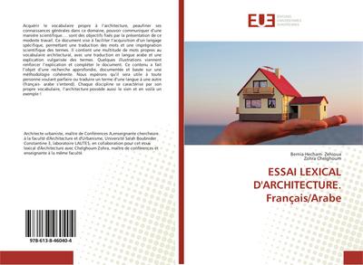 ESSAI LEXICAL D’ARCHITECTURE. Français/Arabe