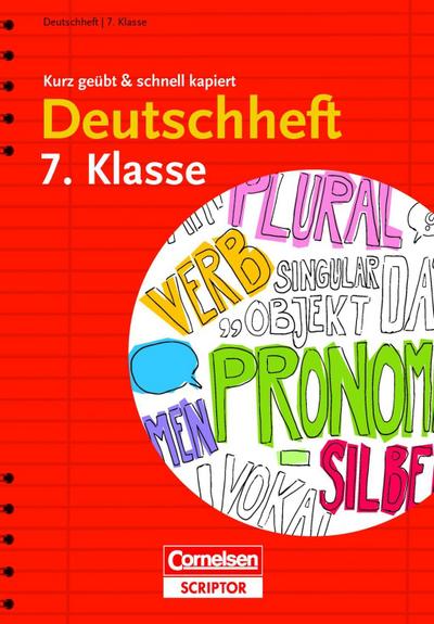 Deutschheft 7. Klasse - kurz geübt & schnell kapiert