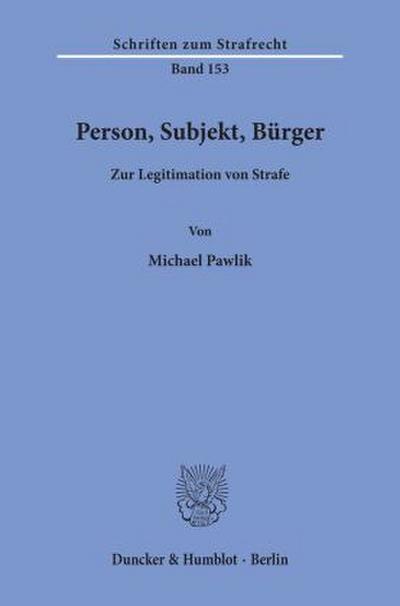 Person, Subjekt, Bürger.