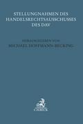 Stellungnahmen des Handelsrechtsausschusses des DAV