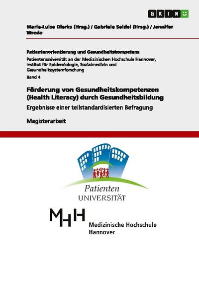 Förderung von Gesundheitskompetenzen (Health Literacy) durch Gesundheitsbildung