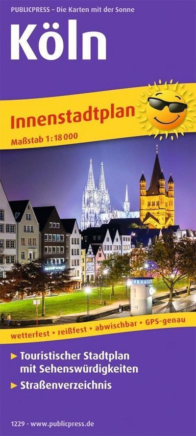 Köln. Innenstadtplan 1:18 000