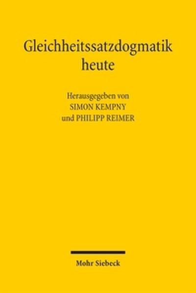 Gleichheitssatzdogmatik heute