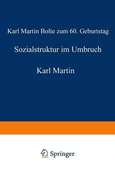 Sozialstruktur im Umbruch