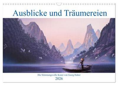 Paradise, Ausblicke und Träumereien (Wandkalender 2026 DIN A3 quer), CALVENDO Monatskalender