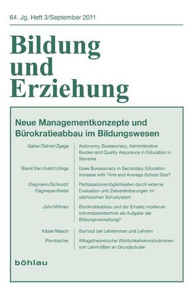 Managementkonzepte und Bürokratieabbau im Bildungswesen