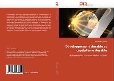 Développement durable et capitalisme durable