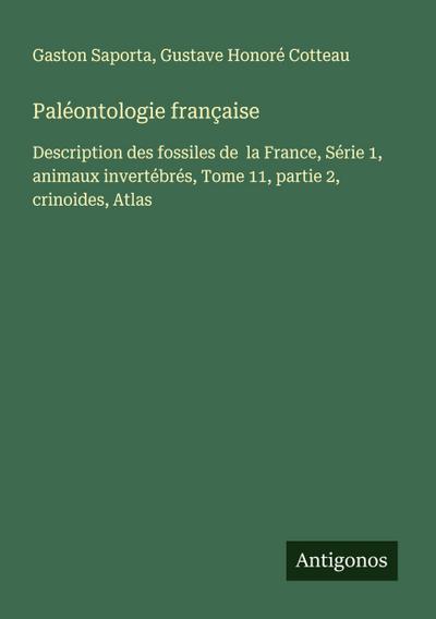 Paléontologie française