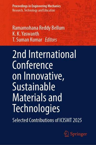 2nd International Conference on Innovative, Sustainable Materials and Technologies