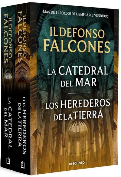Pack Ildefonso Falcones: La Catedral del Mar, Los Herederos de la Tierra / Ildefonso Falcones: Cathedral of the Sea; Heirs to the Land. Pack