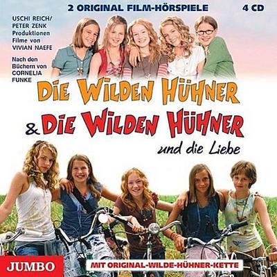 Die Wilden Hühner, Gesamtausgabe, 4 Audio-CDs