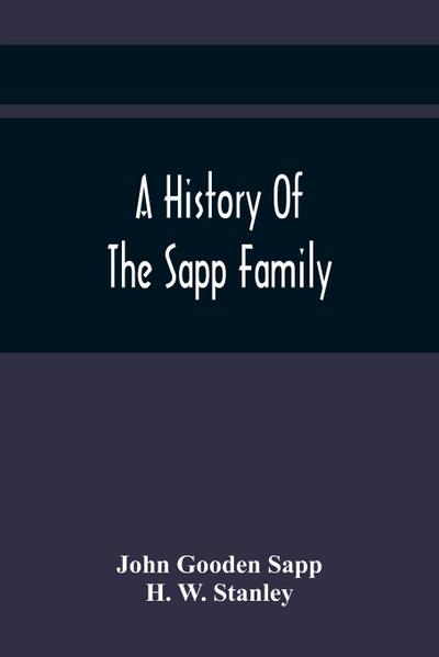 A History Of The Sapp Family