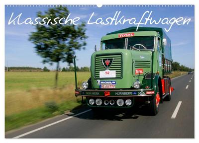 Klassische Lastkraftwagen (Wandkalender 2024 DIN A2 quer), CALVENDO Monatskalender