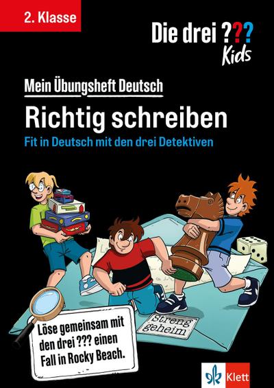 Die drei ??? Kids: Mein Übungsheft Deutsch 2. Klasse - Richtig schreiben