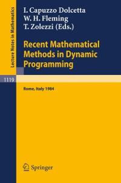 Recent Mathematical Methods in Dynamic Programming