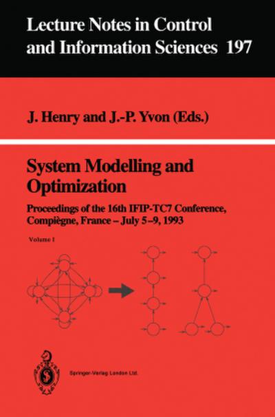 System Modelling and Optimization